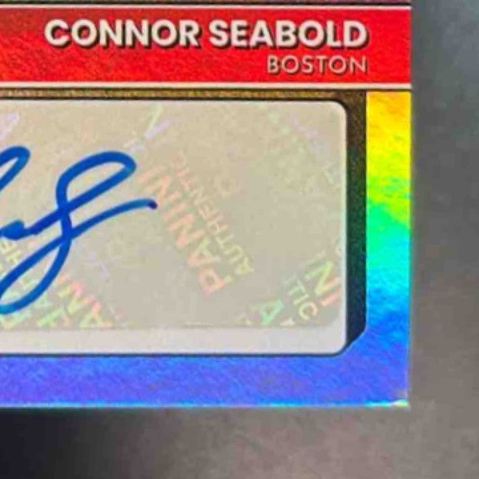 2022 Donruss Connor Seabold Signature Series Holo Auto RC Boston Red Sox - Sports Cards