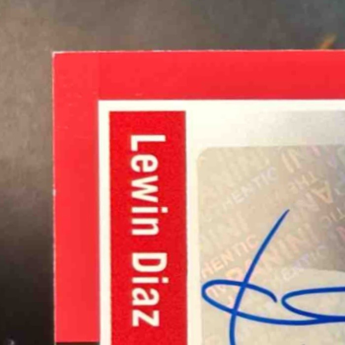 2022 Donruss Lewin Diaz Retro 1988 Signatures Red /99 Auto Miami Marlins - Sports Cards