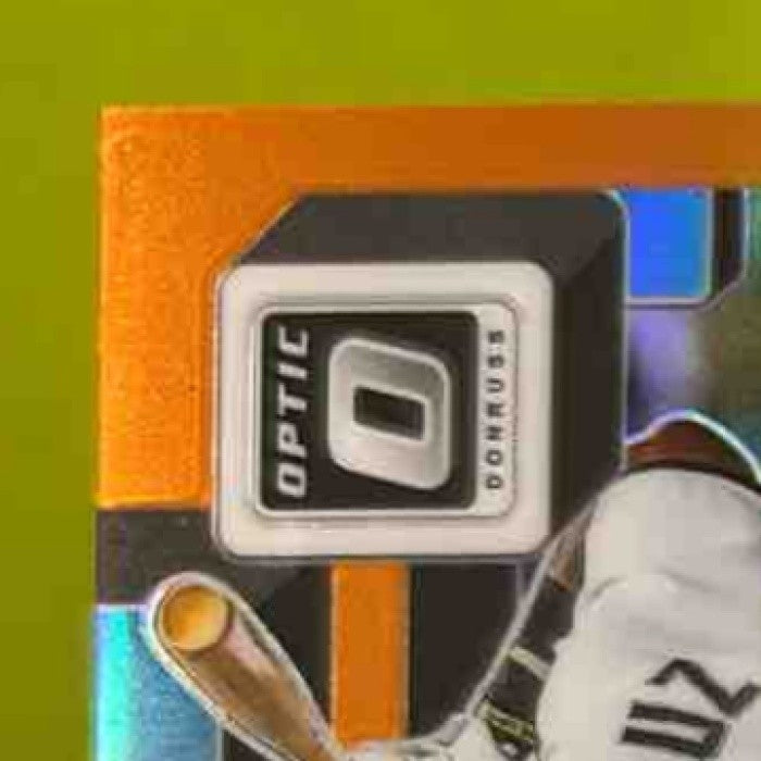 2022 Donruss Optic Bryan De La Cruz Orange Auto 15/125 RC Miami Marlins - Sports Cards