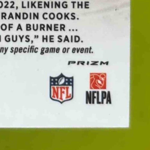 2022 Donruss Optic Jameson Williams First Year Fresh Blue Hyper MEM RC Lions - Sports Cards