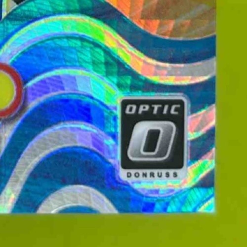 2022 Donruss Optic Jameson Williams First Year Fresh Blue Hyper MEM RC Lions - Sports Cards