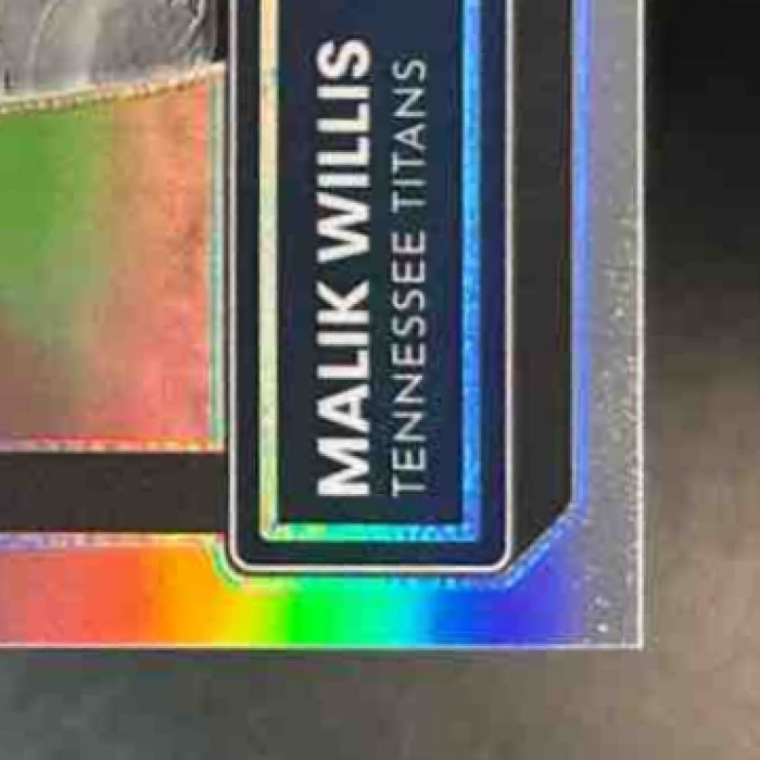 2022 Donruss Optic Malik Willis Holo Variation #203 RC Tennessee Titans - Sports Cards