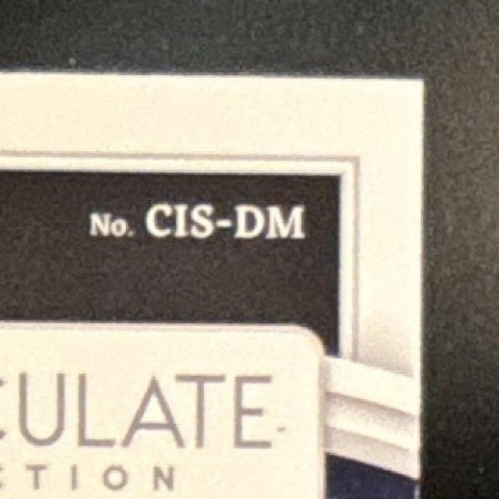 2022 Immaculate Collection Dale Murphy Jersey Number Auto 3/3 CIS-DM Atlanta - Sports Cards