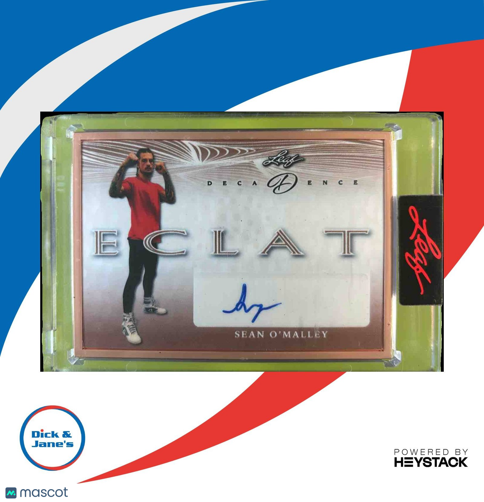 2022 Leaf Decadence Sean O’Malley Eclat Auto Bronze /10 #E-SOM - Sports Cards