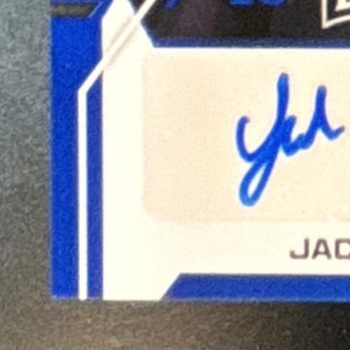 2022 Leaf Draft Jack Sawyer Auto Blue #BA-JS2 Ohio State Buckeyes - Sports Cards