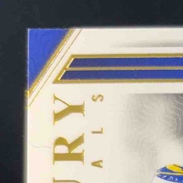 2022 National Treasures Aaron Donald Century Materials Gold /49 Los Angeles Rams - Sports Cards