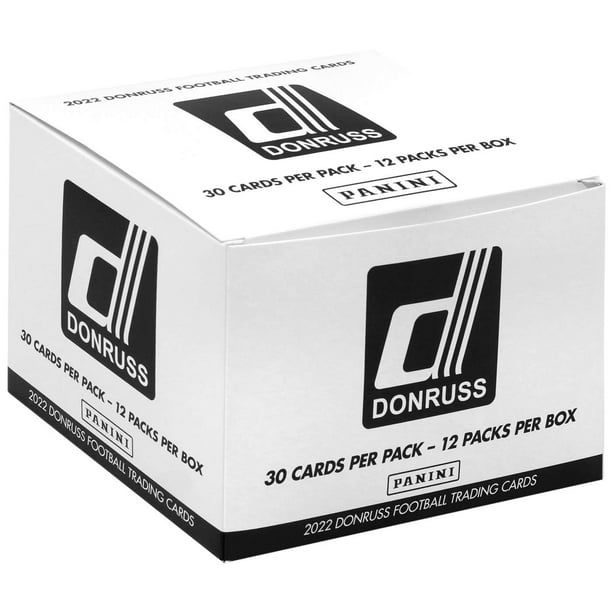 2022 NFL Panini Donruss Football Trading Card VALUE Box (12 Packs) - NFL Packs