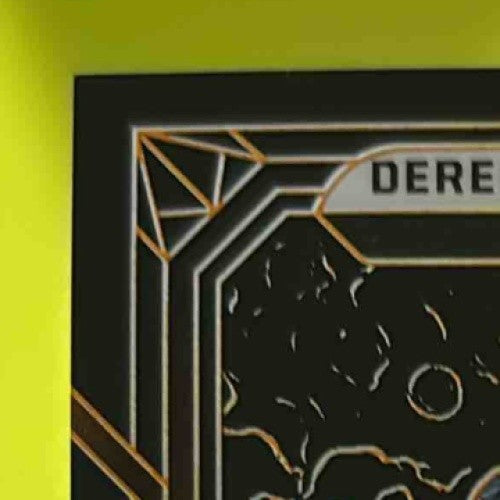 2022 Obsidian Derek Stingley Jr. Rookie Autos Electric Etch Orange 7/99 Texans - Sports Cards