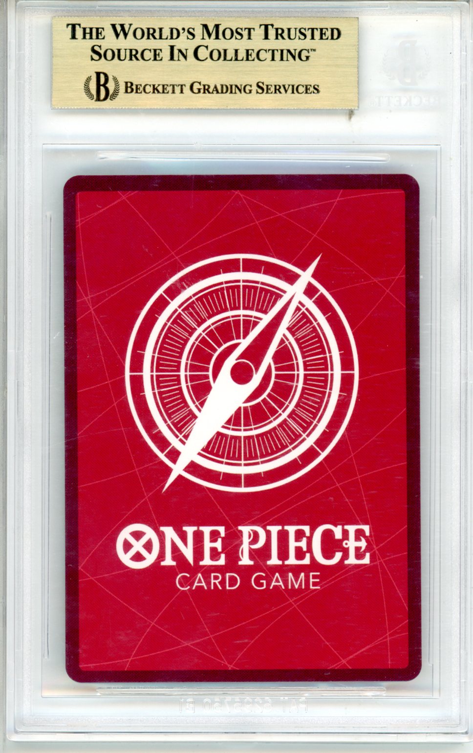 2022 One Piece OP01-Romance Dawn Trafalgar Law Alt Art PRE-ERRATA ALPHA BGS 10 - Graded TCG/CCG