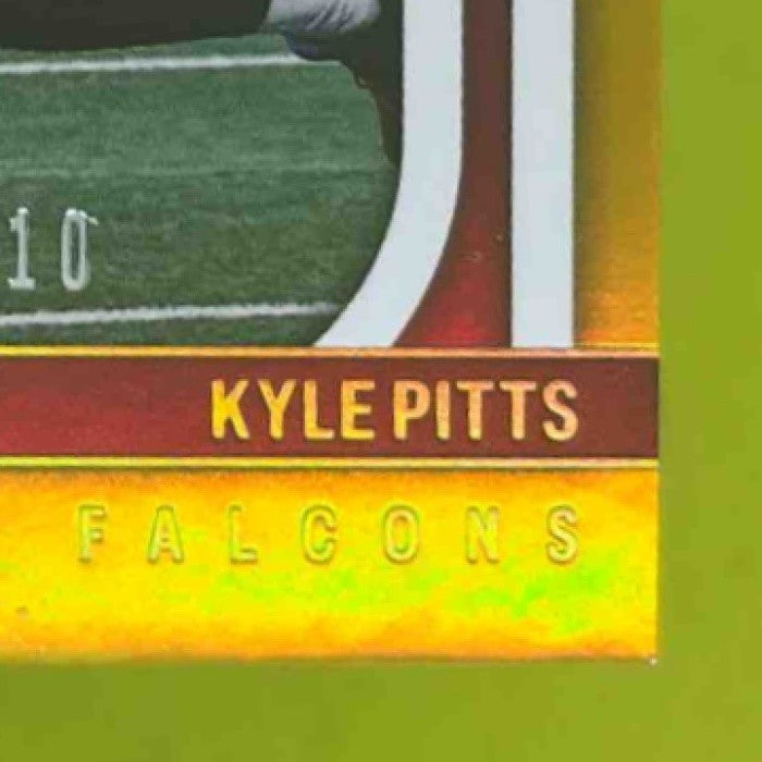 2022 Panini Absolute Kyle Pitts Spectrum Gold 6/10 #2 Atlanta Falcons - Sports Cards