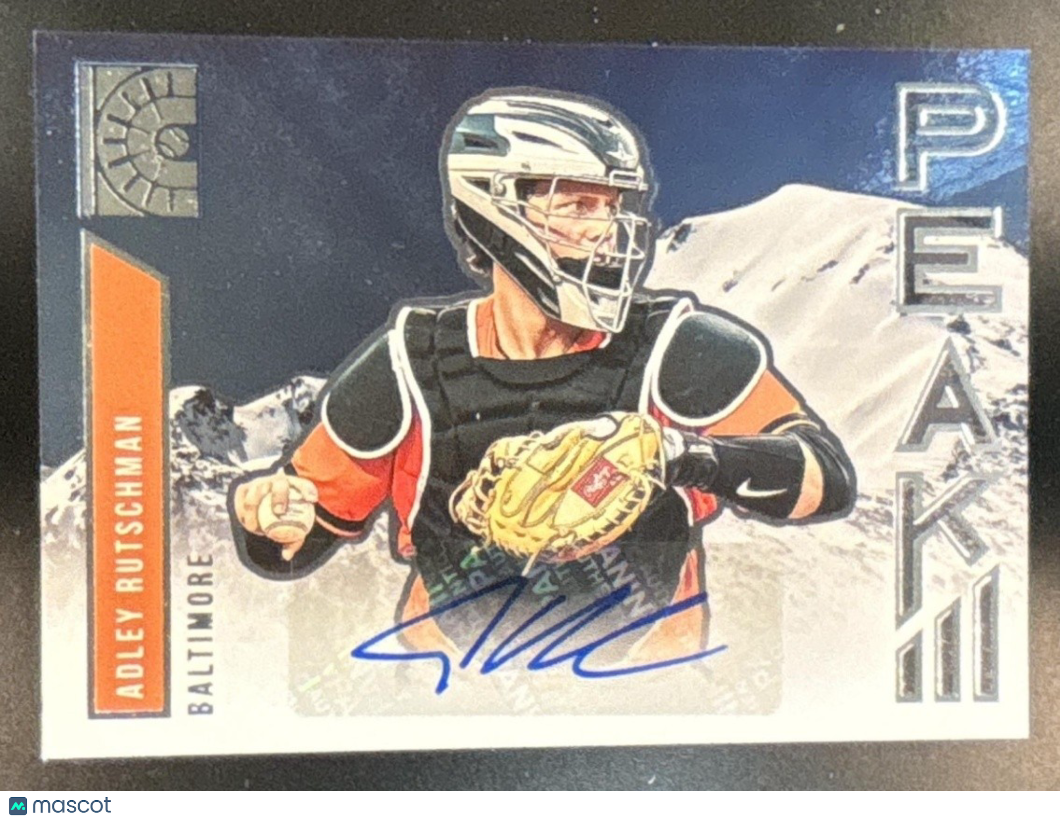 2022 Panini Capstone Adley Rutschman Peak Auto #PA-AR Baltimore Orioles - Sports Cards