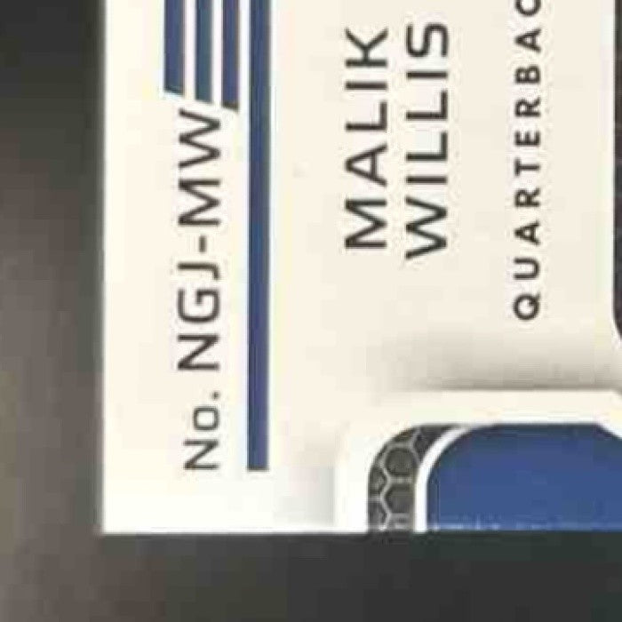 2022 Panini Certified Malik Willis New Generation Jerseys /25 MEM RC Titans - Sports Cards