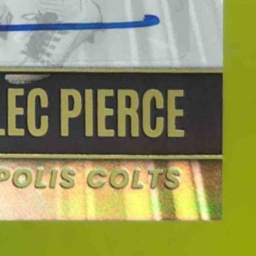 2022 Panini Chronicles Alec Pierce Essentials Auto 59/199 RC Indianapolis Colts - Sports Cards