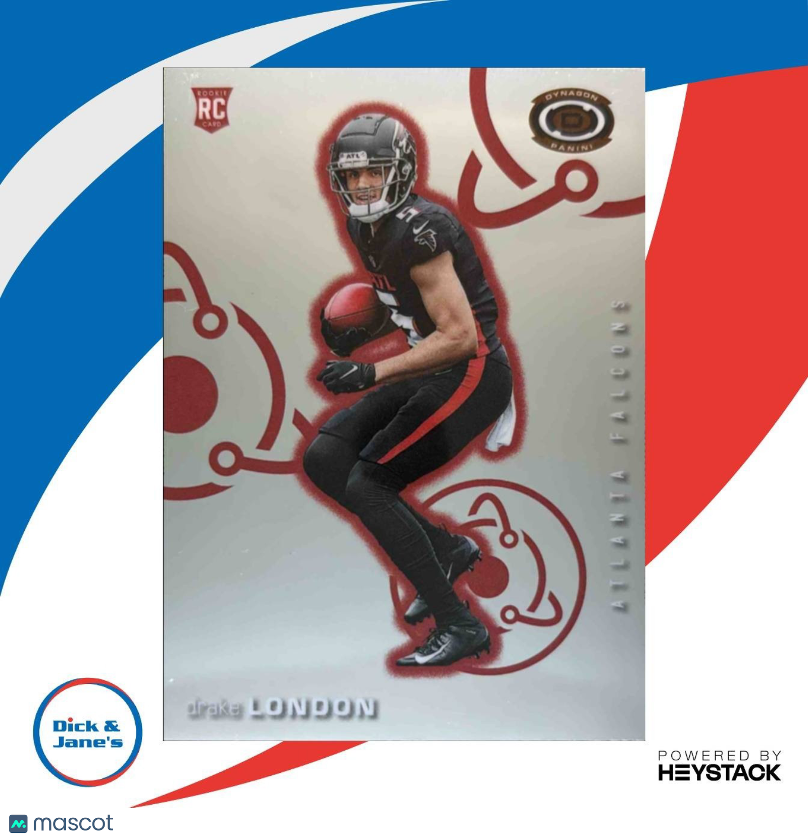 2022 Panini Chronicles Drake London Dynagon Rookies #D-11 RC Atlanta Falcons - Sports Cards