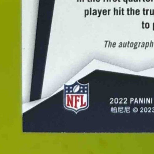 2022 Panini Chronicles Nico Collins Ascension Auto #ASC-NIC Houston Texans - Sports Cards