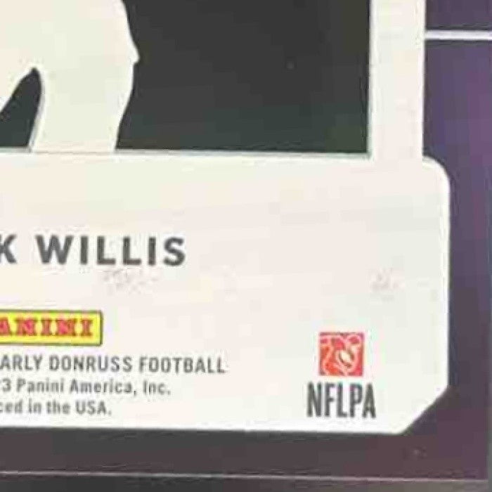 2022 Panini Clearly Donruss Malik Willis Purple /175 #53 RC Tennessee Titans - Sports Cards