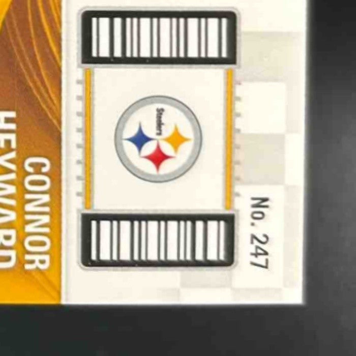 2022 Panini Contenders Connor Heyward Championship Ticket Auto /49 RC Steelers - Sports Cards