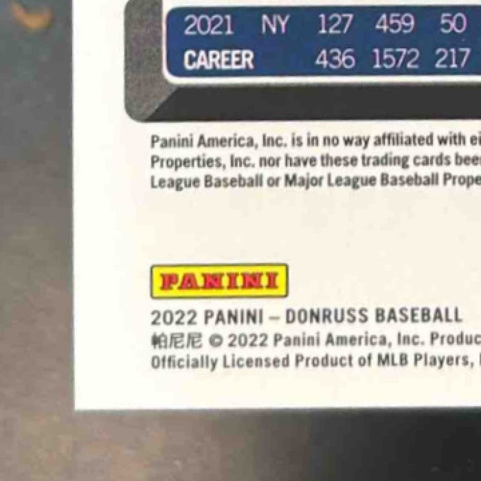2022 Panini Donruss Gleyber Torres Voltage /25 #226 New York Yankees - Sports Cards