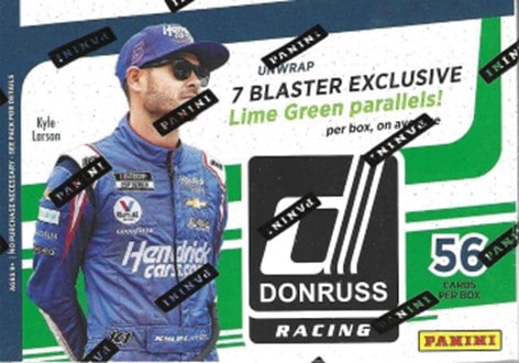 2022 Panini Donruss NASCAR Racing Blaster Box (Lime Green Parallels) - NASCAR