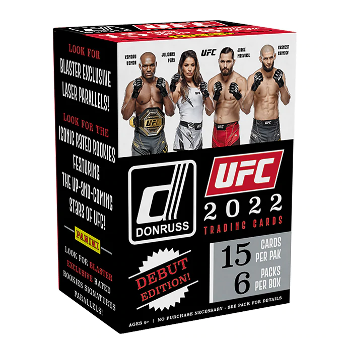 2022 Panini Donruss UFC Blaster Box (Debut Edition / 11 Packs) Laser Parallels - UFC Blaster