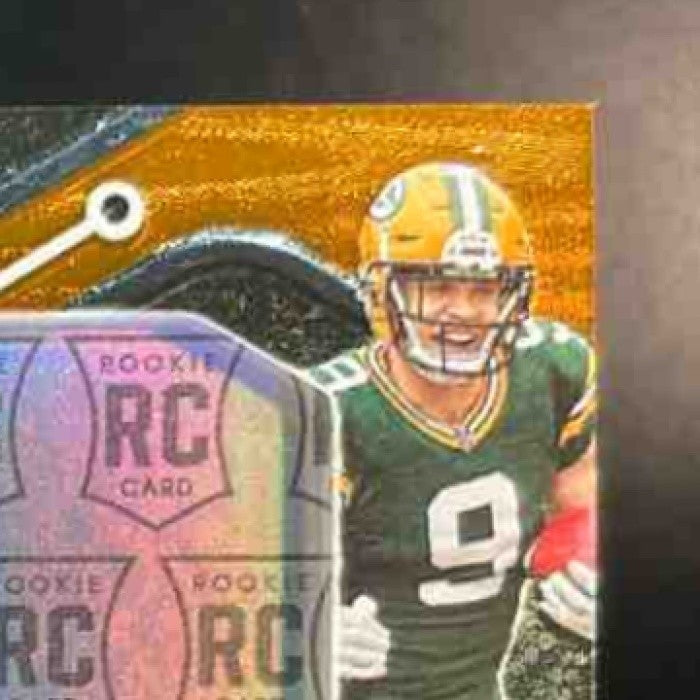 2022 Panini Elements Christian Watson Rookie Neon Signs /75 Auto RC Packers - Sports Cards