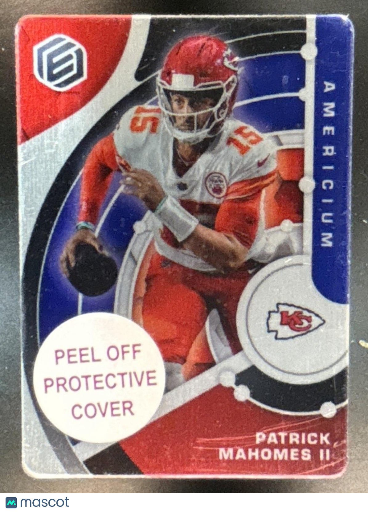 2022 Panini Elements Patrick Mahomes II Americium /95 #60 Kansas City Chiefs - Sports Cards