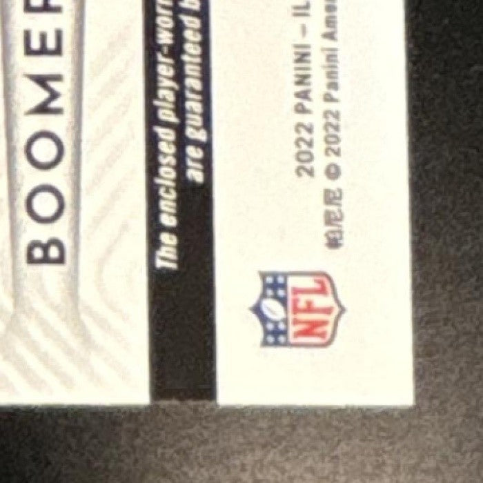 2022 Panini Illusions Boomer Esiason Immortalized Jersey Auto Gold /5 Bengals - Sports Cards