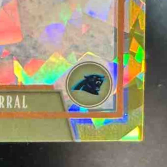 2022 Panini Legacy Matt Corral Premium Mini Yellow Diamond /10 #142 RC Panthers - Sports Cards