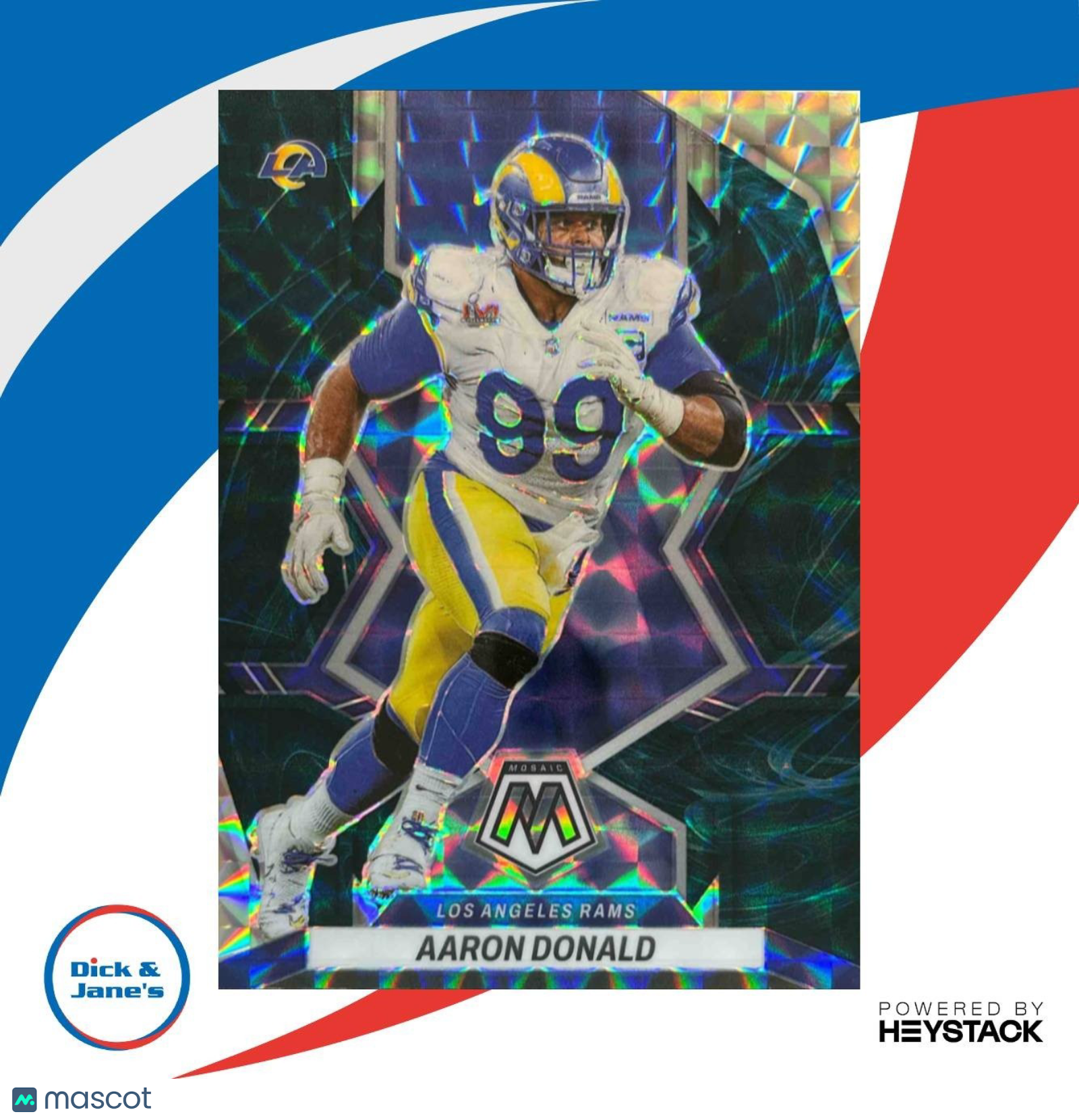 2022 Panini Mosaic Aaron Donald Genesis #112 Los Angeles Rams - Sports Cards