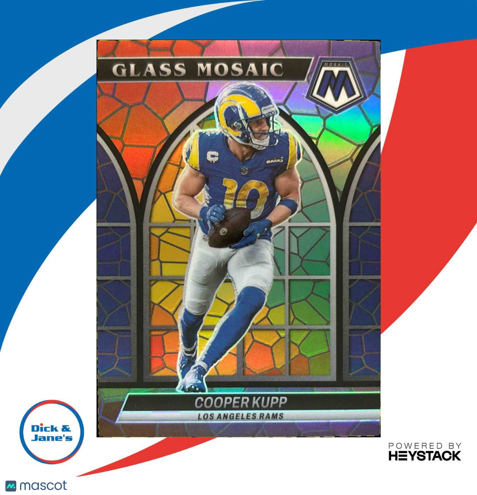 2022 Panini Mosaic Cooper Kupp Glass #GM 16 Los Angeles Rams Sports Cards