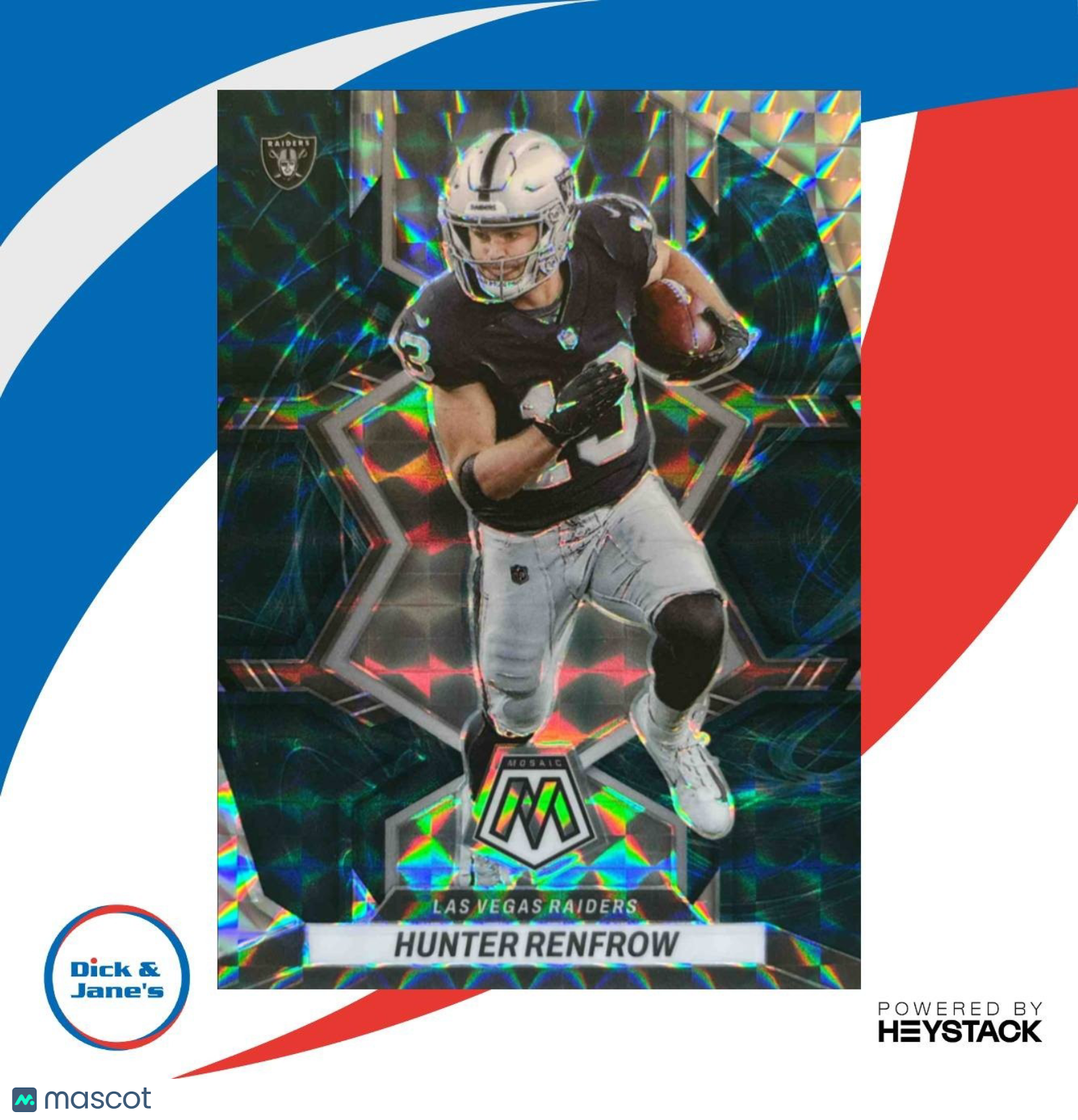 2022 Panini Mosaic Hunter Renfrow Genesis #118 Las Vegas Raiders - Sports Cards