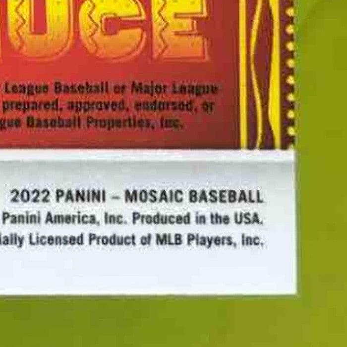 2022 Panini Mosaic Vladimir Guerrero Jr. Hot Sauce Green #HS-5 Toronto Blue Jays - Sports Cards