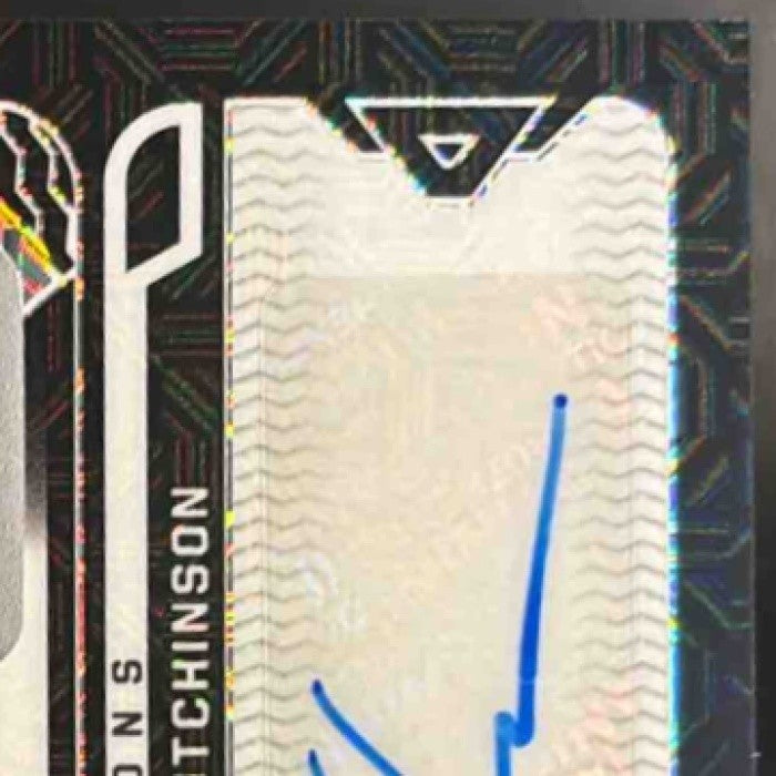 2022 Panini Obsidian Aidan Hutchinson Dual Patch Auto /10 #RJI-AHU RC Auto Lions - Sports Cards