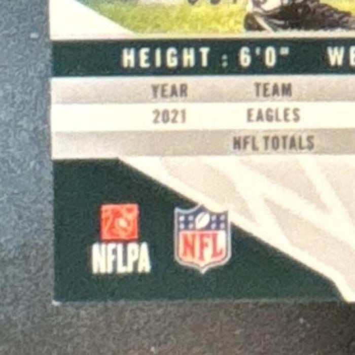 2022 Panini Phoenix DeVonta Smith Silver Lazer #91 Philadelphia Eagles - Sports Cards