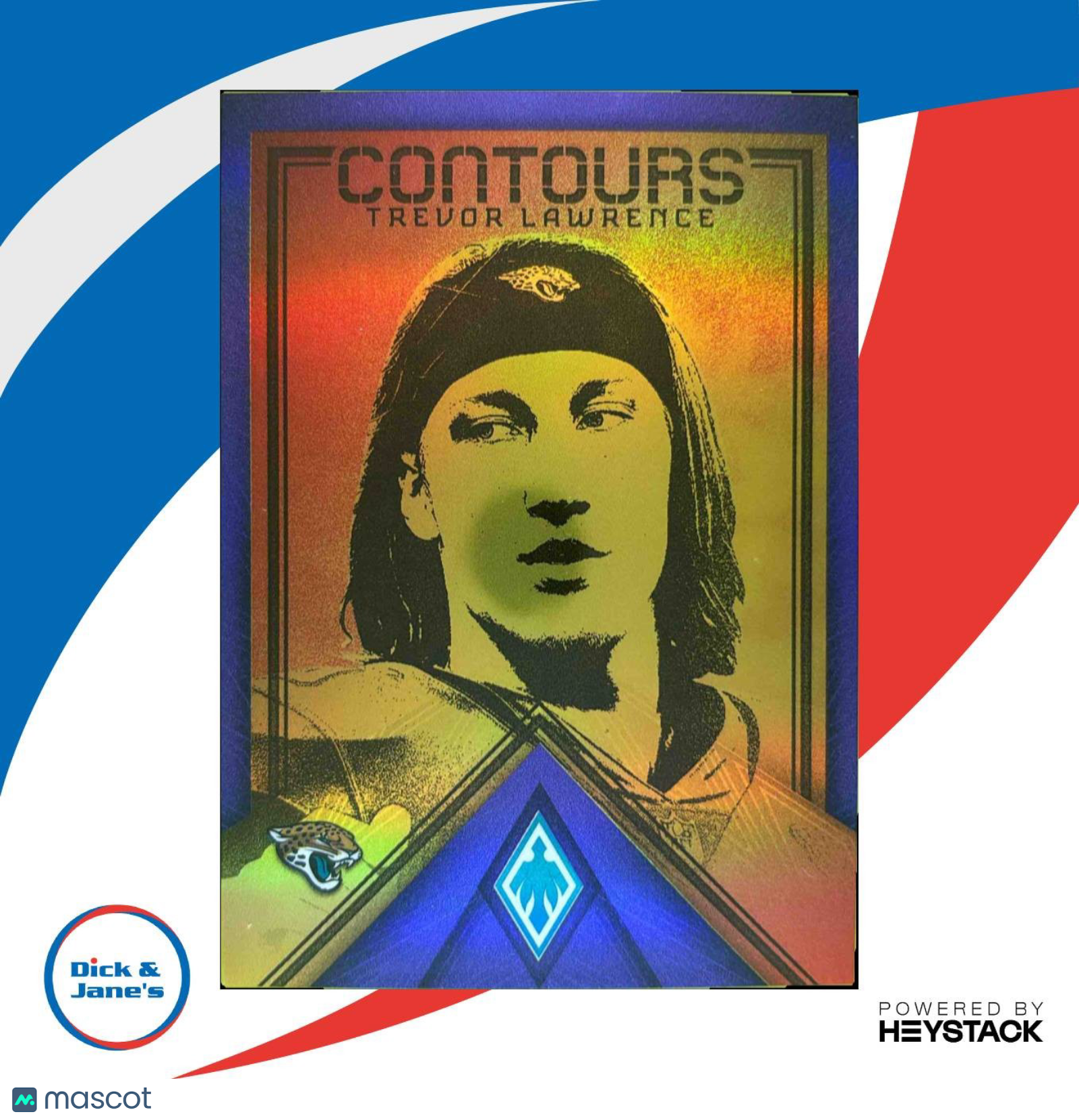 2022 Panini Phoenix Trevor Lawrence Contours Purple 88/125 Jacksonville Jaguars - Sports Cards