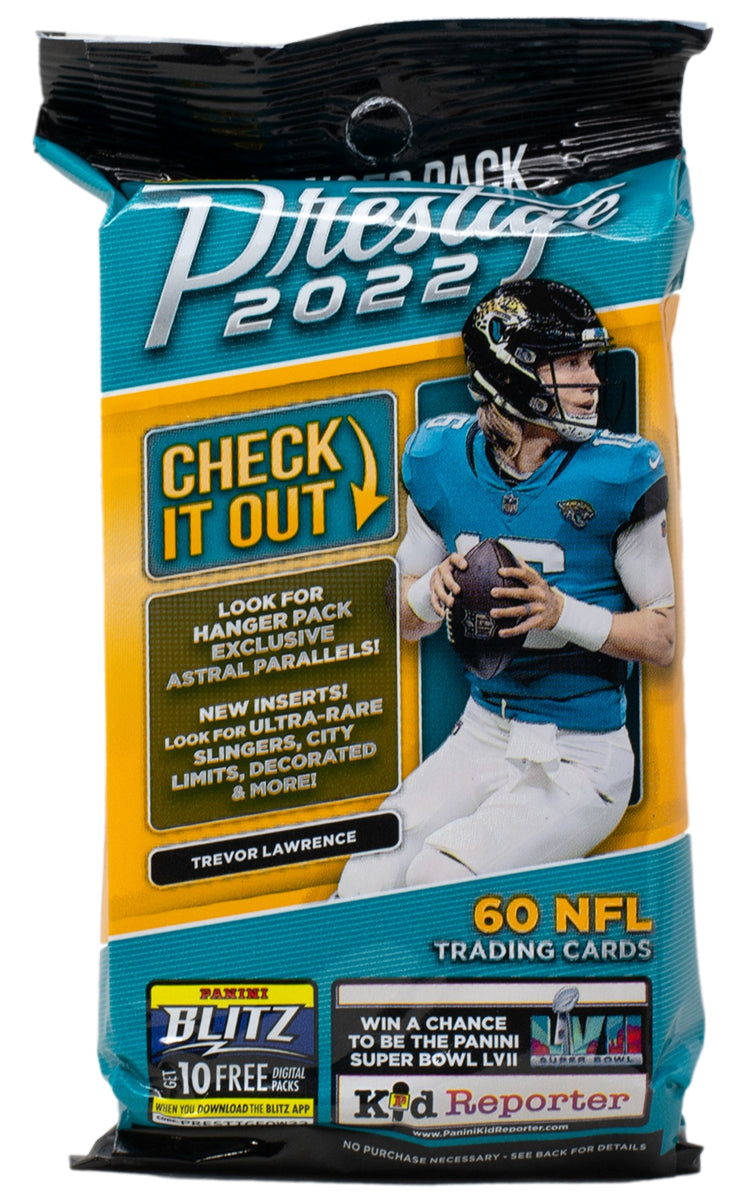 2022 Panini Prestige Football Hanger Pack (Astral Parallels!) (60 Cards) - NFL Hanger
