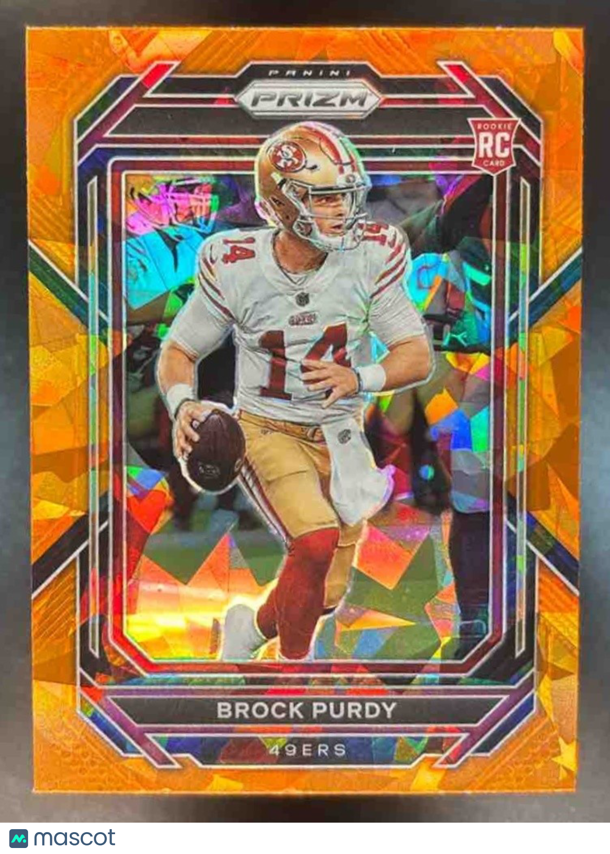 2022 Panini Prizm Brock Purdy Orange Ice #353 RC San Francisco 49ers - Sports Cards