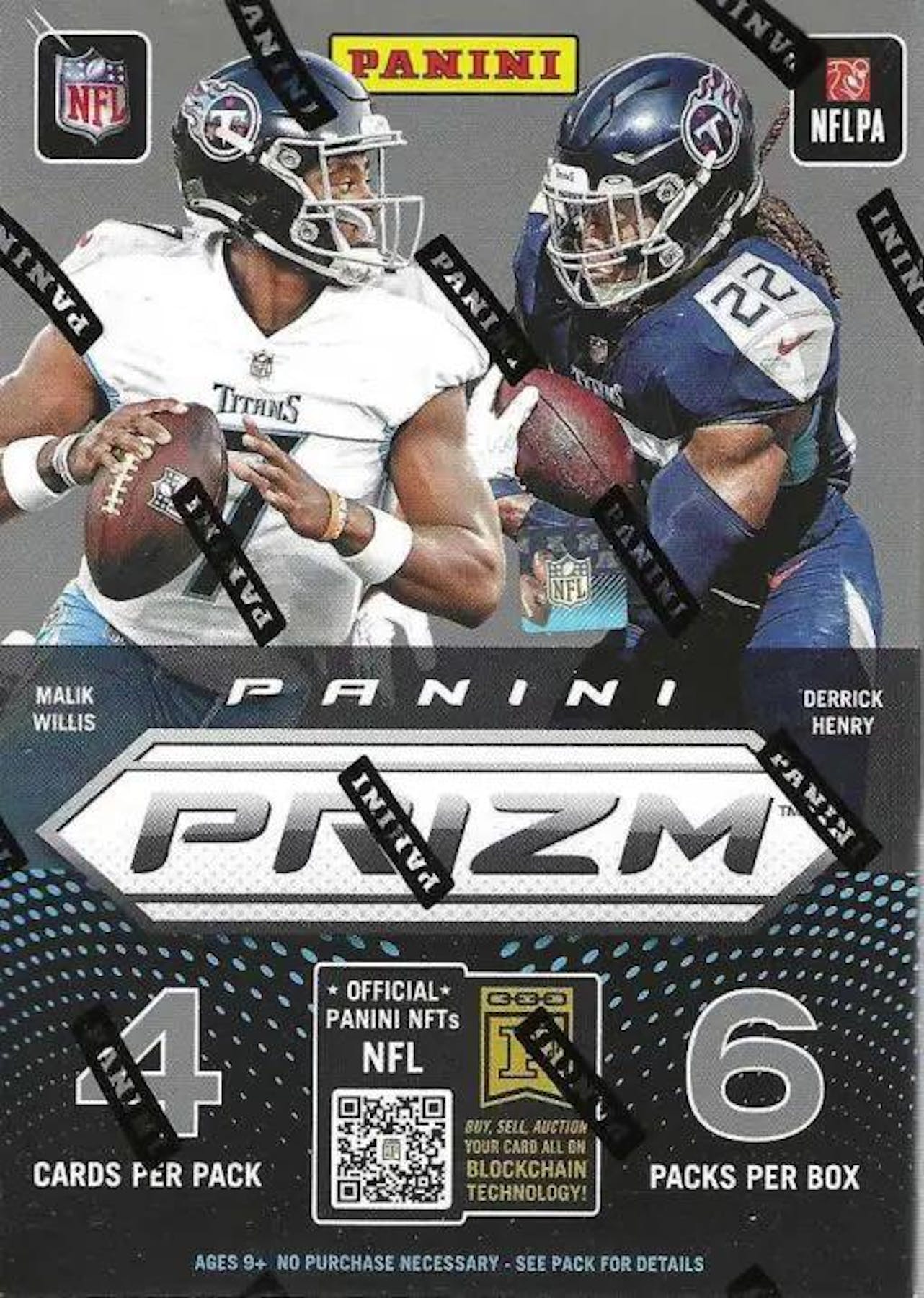 2022 Panini Prizm Football 6-Pack Blaster Box (Red White & Blue Prizms!) Purdy RC? - NFL Blaster Box