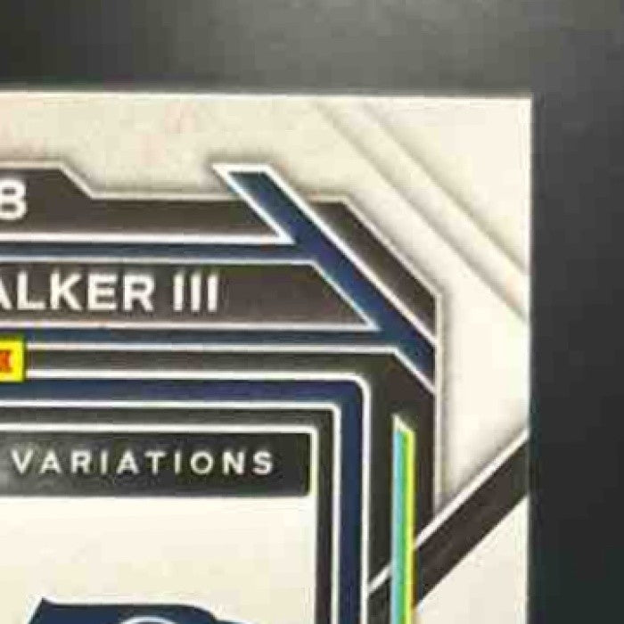 2022 Panini Prizm Kenneth Walker III Silver #318b RC Seattle Seahawks VARIATION - Sports Cards