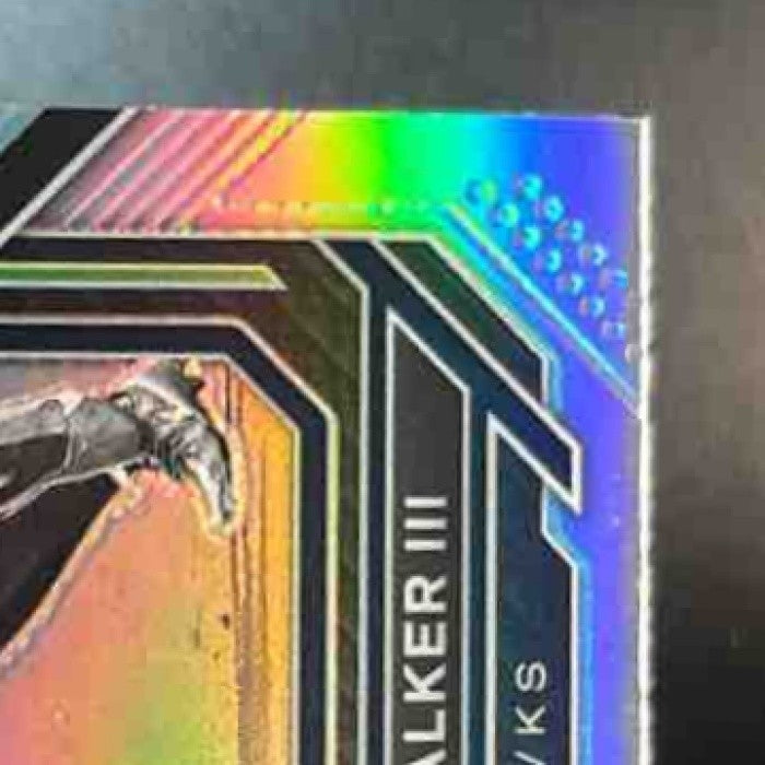 2022 Panini Prizm Kenneth Walker III Silver #318b RC Seattle Seahawks VARIATION - Sports Cards