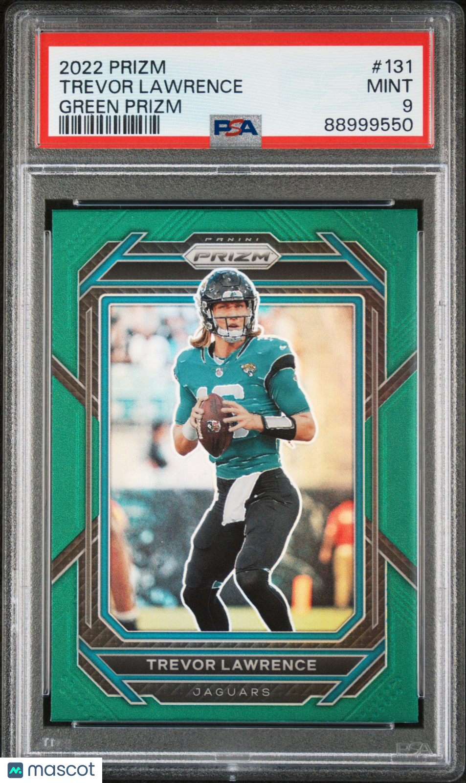 2022 Panini Prizm Trevor Lawrence Green #131 PSA 9 - Graded Sports Cards