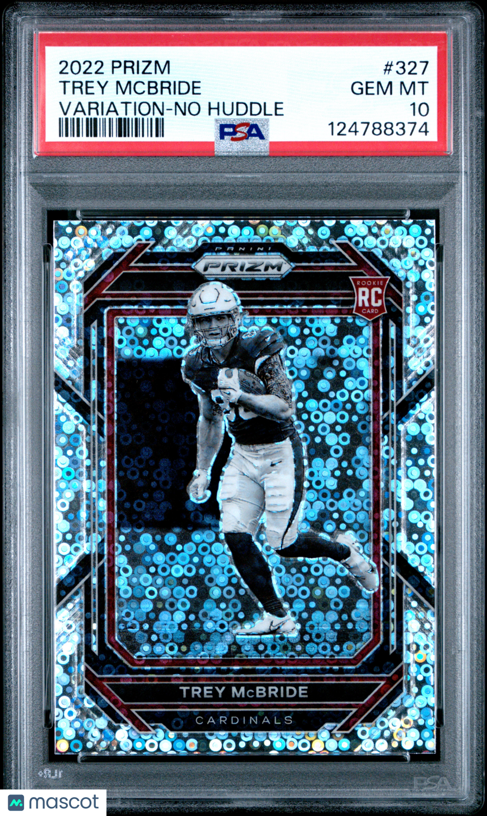 2022 Panini Prizm Trey Mcbride Variation No Huddle Rookie #327 PSA 10 GEM MINT - Graded Sports Cards