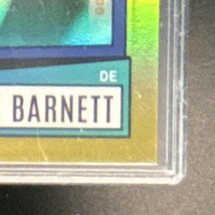 2022 Panini Score Derek Barnett Gold Zone /50 #246 Philadelphia Eagles - Sports Cards