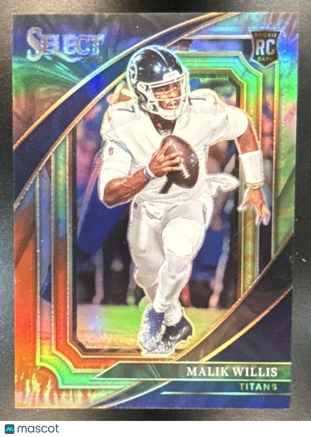 2022 Panini Select Malik Willis Tie Dye Prizm /25 #353 RC Suite Tennessee Titans - Sports Cards