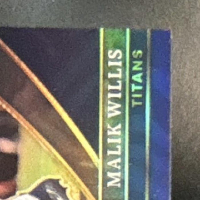 2022 Panini Select Malik Willis Tie Dye Prizm /25 #353 RC Suite Tennessee Titans - Sports Cards