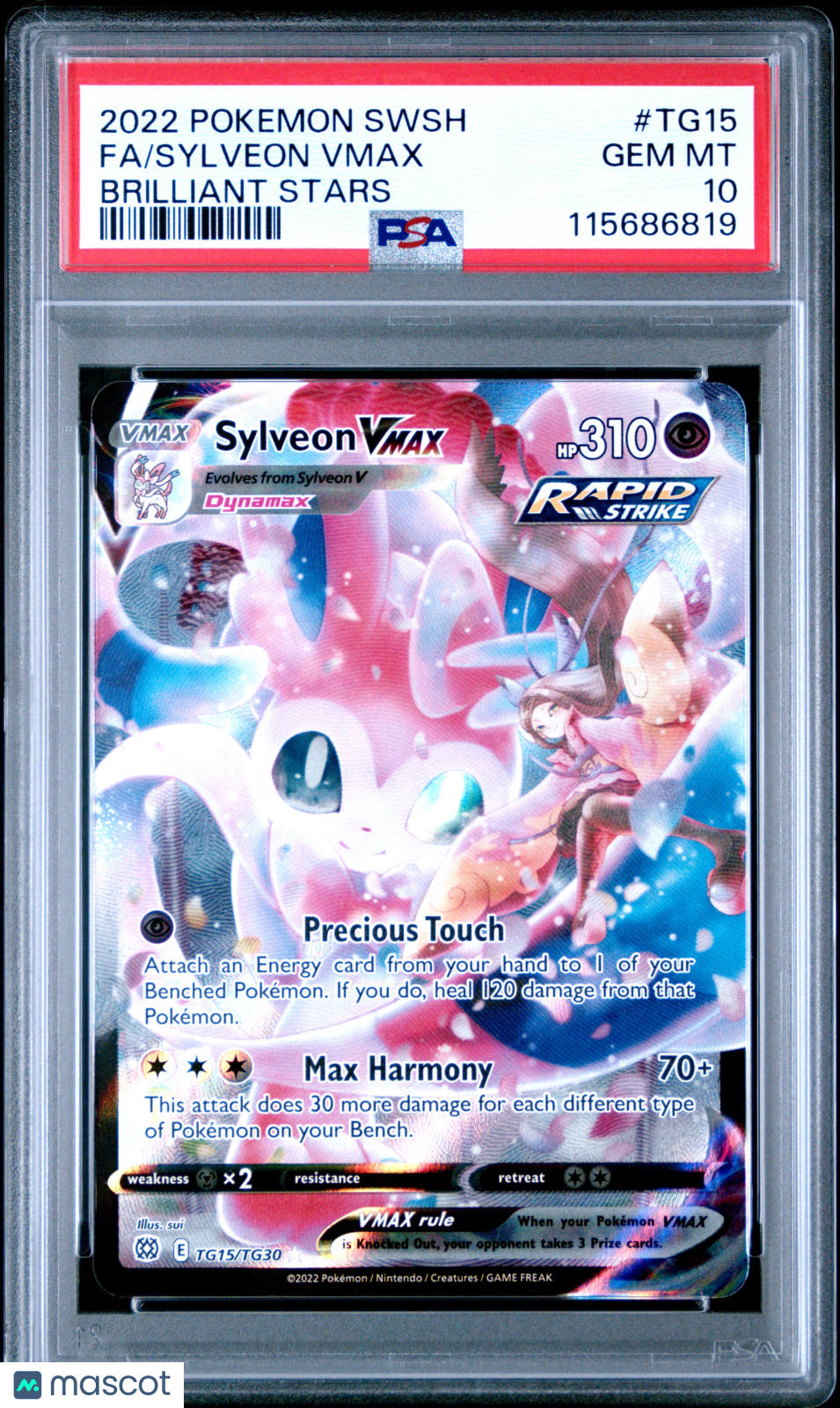 2022 Pokemon Sword & Shield Brilliant Stars Sylveon 2022 Pokemon Sword & Shield Brilliant Stars Sylveon