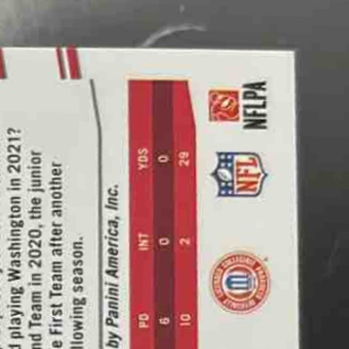 2022 Prestige Trent McDuffie Signatures Red /199 #334 RC Auto Kansas City Chiefs - Sports Cards