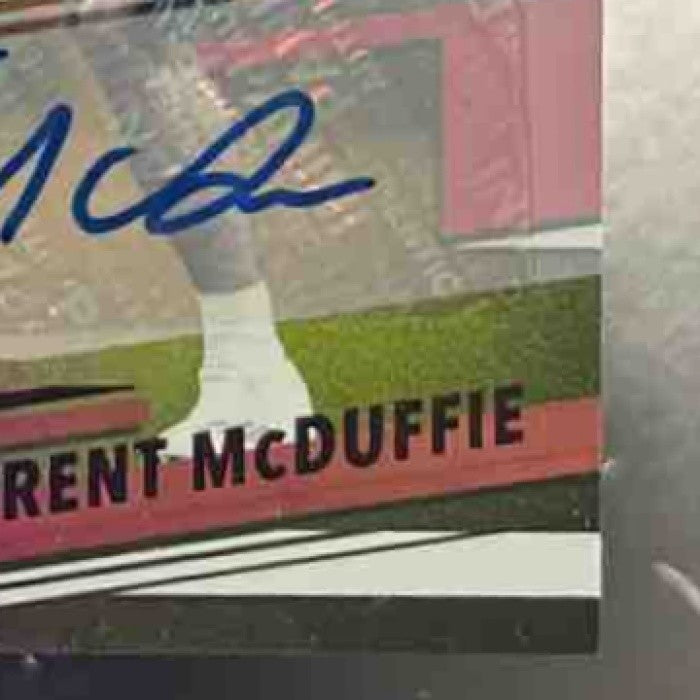 2022 Prestige Trent McDuffie Signatures Red /199 #334 RC Auto Kansas City Chiefs - Sports Cards