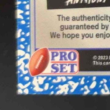 2022 Pro Set Metal Draft Prospects Campus VIP Crystal Black Anthony Richardson - Sports Cards