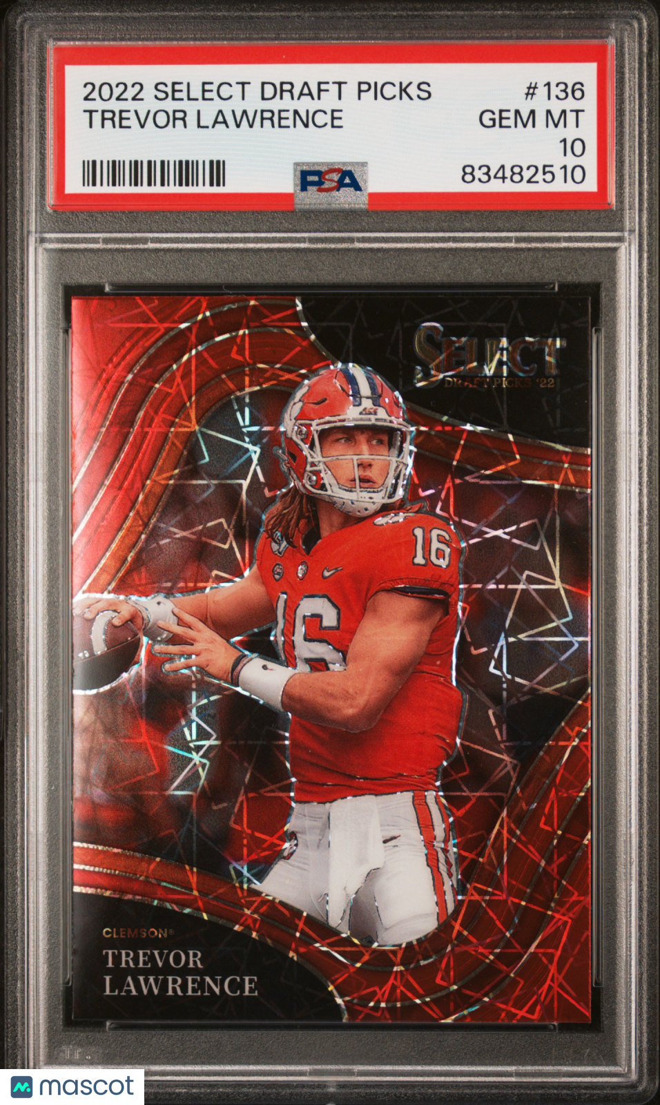 2022 Select Draft Picks Trevor Lawrence PSA 10 GEM MINT Jacksonville Jaguars - Graded Sports Cards